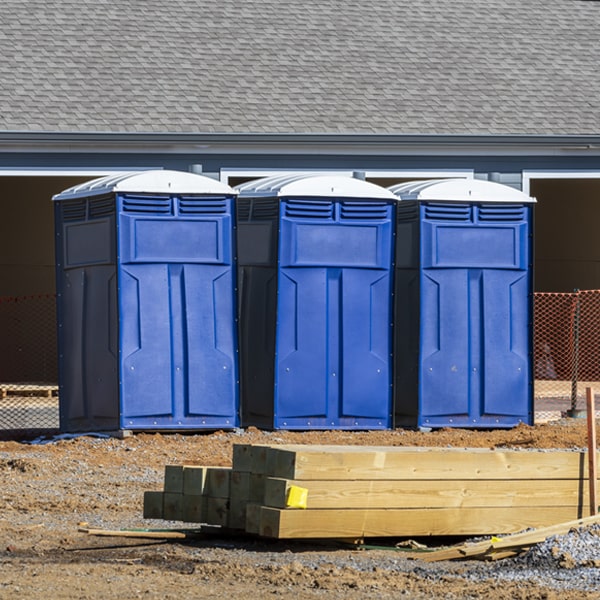 do you offer hand sanitizer dispensers inside the porta potties in Luzerne Michigan